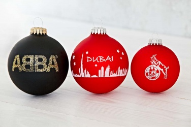 Logotrade promotional product image of: Christmas ball with 2-3 color