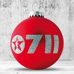 Logo trade advertising products image of: Christmas ball with 2-3 color