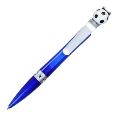 Logo trade promotional gifts image of: Kick ballpen, blue