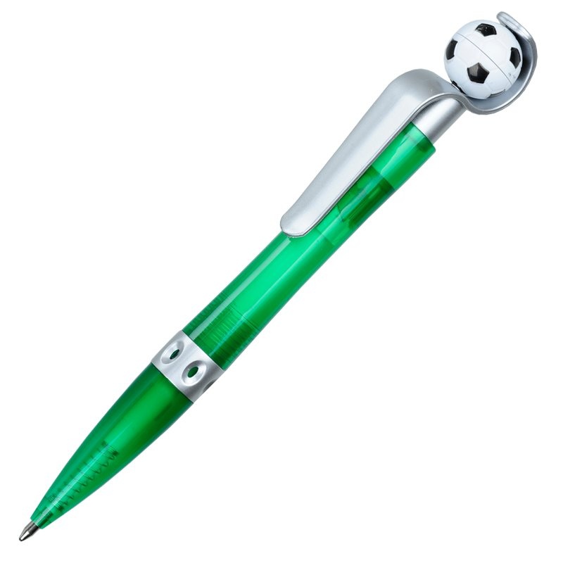 Logo trade advertising product photo of: Kick ballpen, green