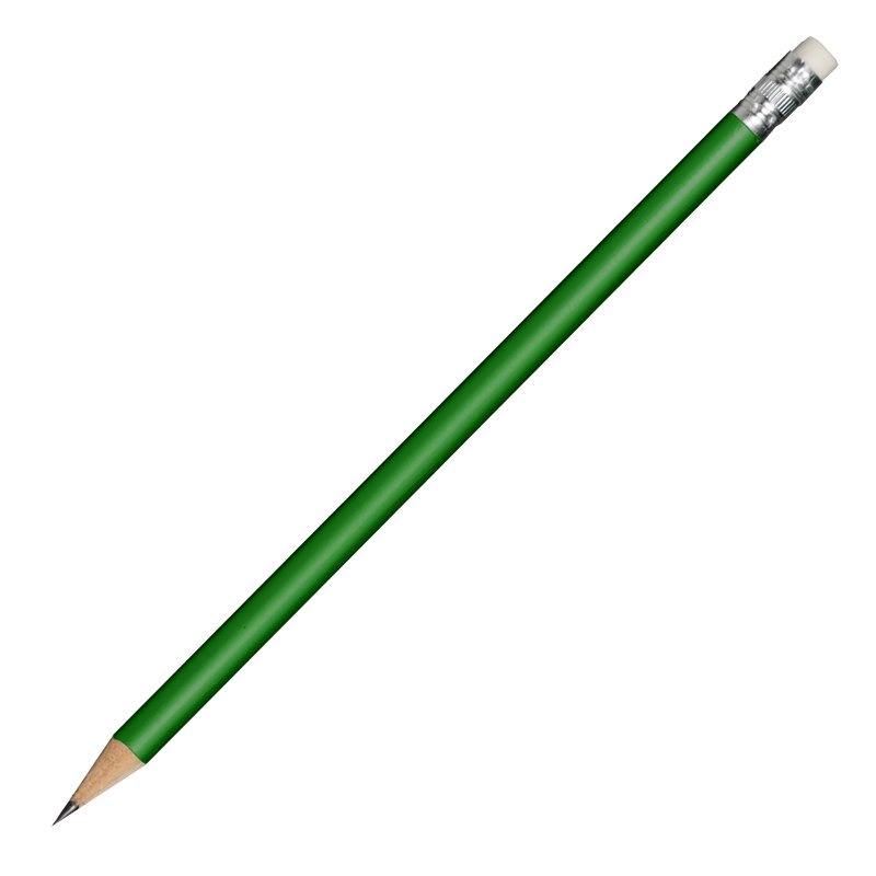 Logotrade promotional item image of: Wooden pencil, green