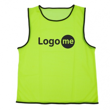 Logo trade advertising product photo of: Fit training bib, yellow