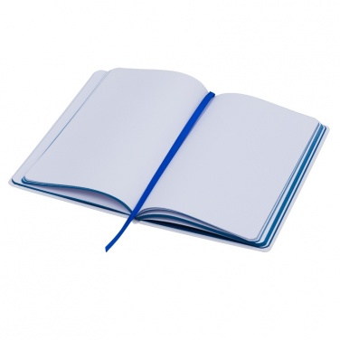 Logotrade promotional gift image of: Plain notepad, @ 130x210/80p, blue/white