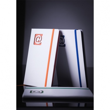 Logotrade promotional merchandise image of: Plain notepad, @ 130x210/80p, blue/white