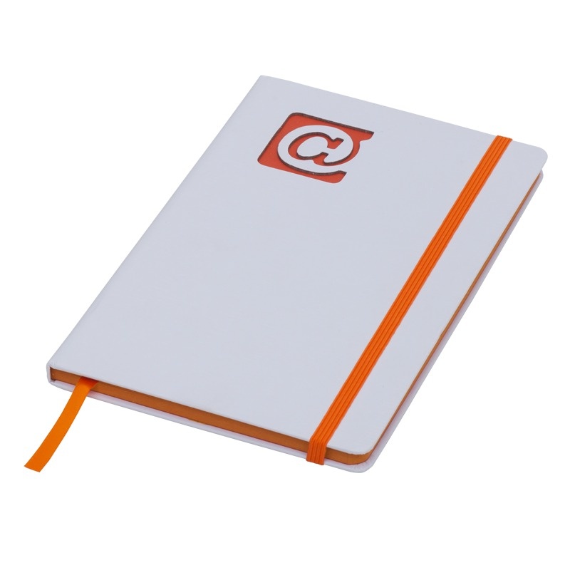 Logotrade promotional product image of: Plain notepad, @ 130x210/80p, orange/white