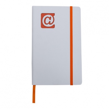 Logotrade business gift image of: Plain notepad, @ 130x210/80p, orange/white