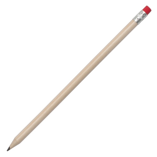 Logotrade corporate gift picture of: Wooden pencil, red/ecru