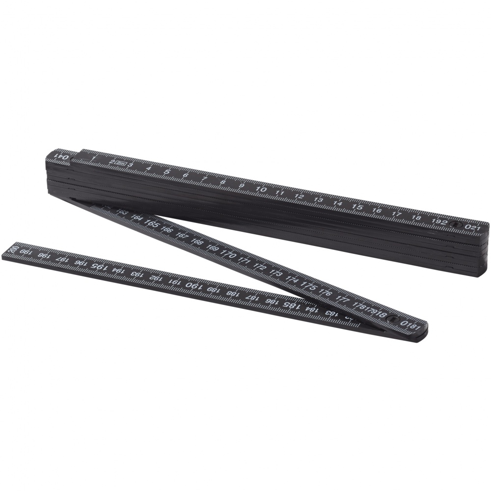 Logo trade promotional gift photo of: Monty 2M foldable ruler