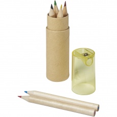 7 piece pencil set, yellow