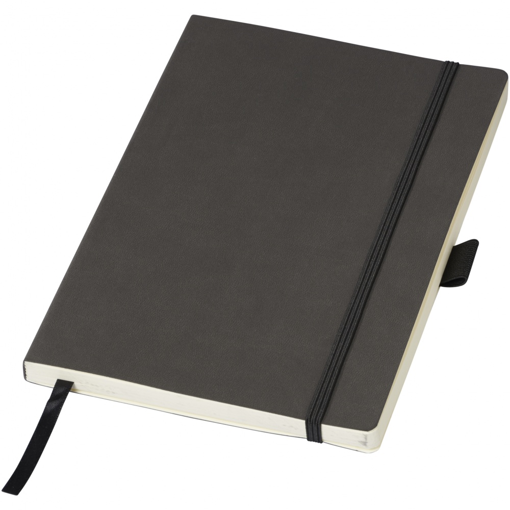 Logo trade promotional product photo of: Revello Notebook A5, black