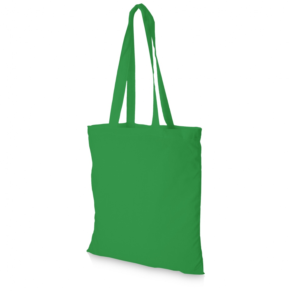 Logotrade business gifts photo of: Madras cotton tote, green