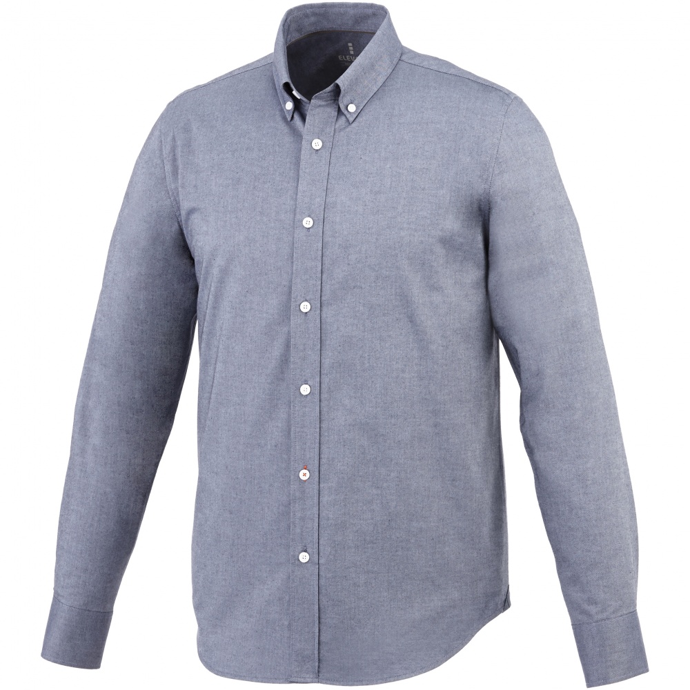 Logo trade corporate gift photo of: Vaillant long sleeve shirt, navy