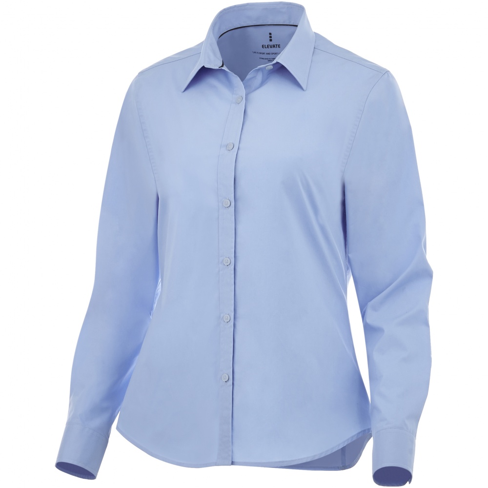 Logotrade advertising products photo of: Hamell long sleeve ladies shirt, light blue