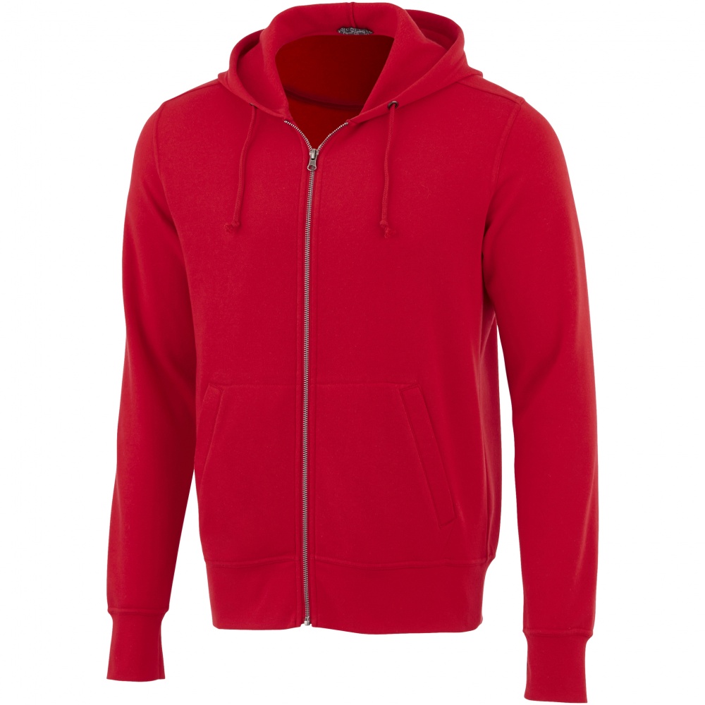 Logotrade advertising products photo of: Cypress full zip hoodie, red