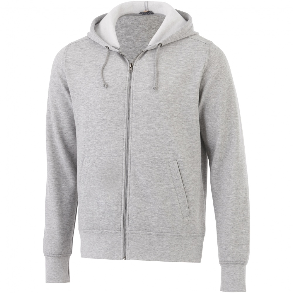 Logotrade promotional merchandise photo of: Cypress full zip hoodie, grey