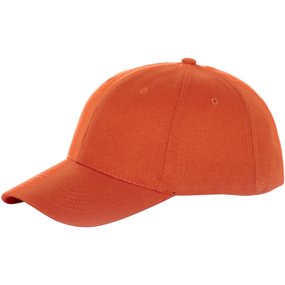 Logotrade promotional item image of: Bryson 6 panel cap, orange