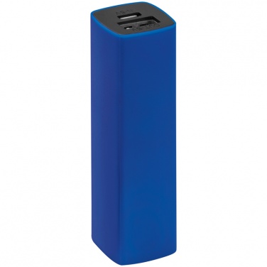 Logotrade advertising products photo of: 2200 mAh Powerbank with case, Blue