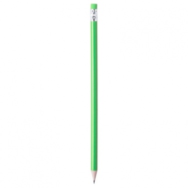 Logotrade promotional giveaway picture of: Pencil with eraser, Green