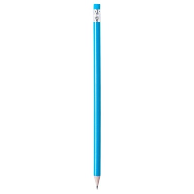 Logotrade business gifts photo of: Pencil with eraser, Blue