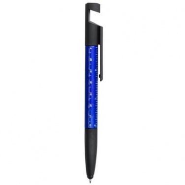 Logo trade promotional giveaways image of: Multifunctional tool, ball pen, screen cleaner, ruler, phone stand, touch pen, screwdrivers