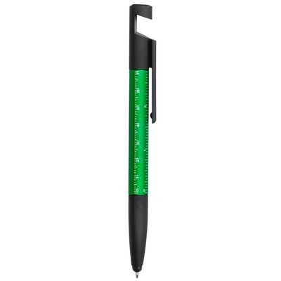 Logotrade advertising product picture of: Multifunctional tool, ball pen, screen cleaner, ruler, phone stand, touch pen, screwdrivers