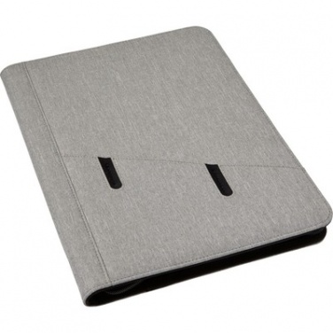 Logo trade promotional products picture of: Conference folder A4 with notepad, Grey