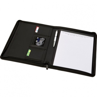 Logo trade promotional product photo of: Conference folder A4 with notepad, Grey