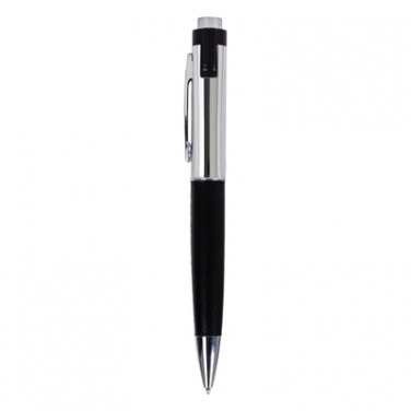 Logo trade promotional items picture of: Mauro Conti ball pen with USB memory stick, Black