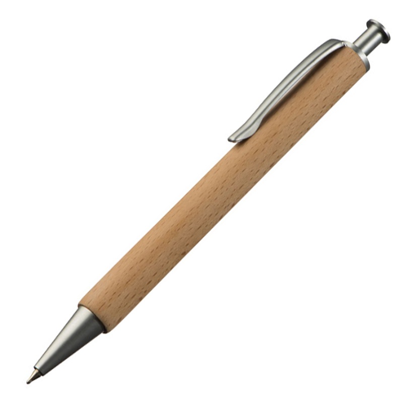 Logo trade advertising products image of: Ball pen IPANEMA, Brown