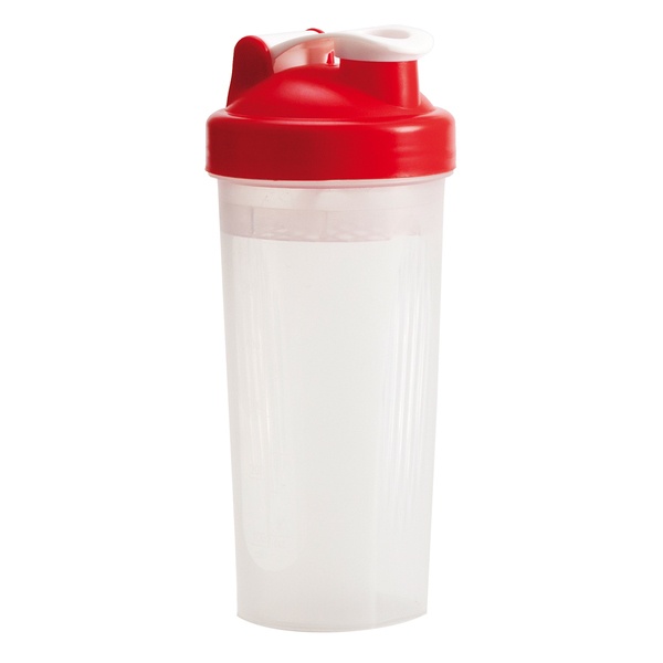 Logotrade promotional giveaway image of: 600 ml Muscle Up shaker, red