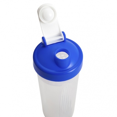 Logo trade promotional merchandise image of: 600 ml Muscle Up shaker, blue