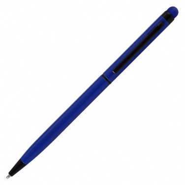 Logo trade business gifts image of: Touch Top ballpen, blue