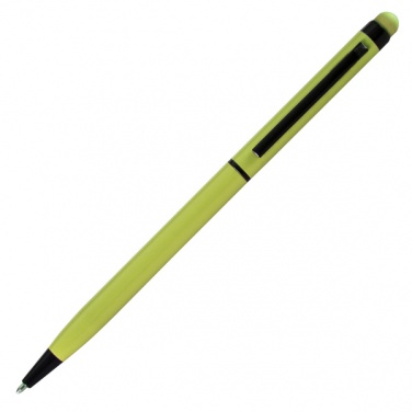 Logotrade promotional gift image of: Touch Top ballpen, light green