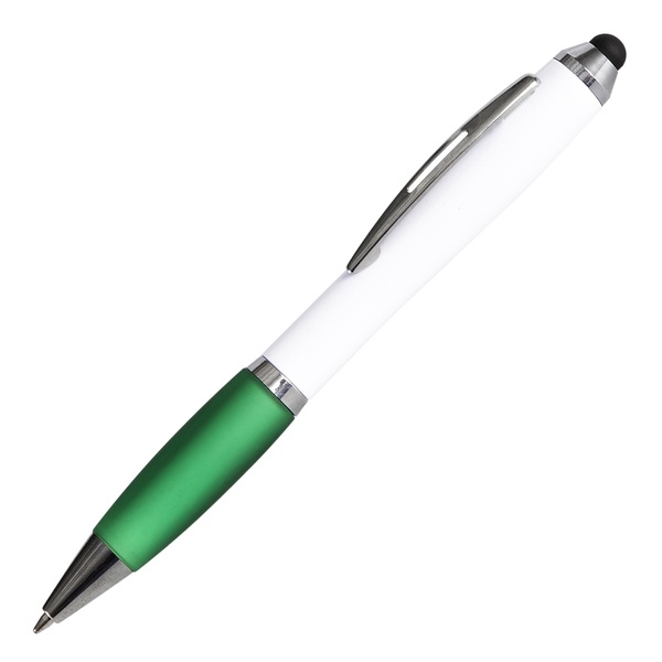 Logo trade promotional gift photo of: San Rafael touch pen, green 