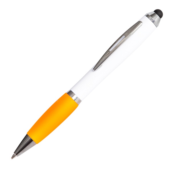 Logo trade promotional products picture of: San Rafael touch pen, orange 