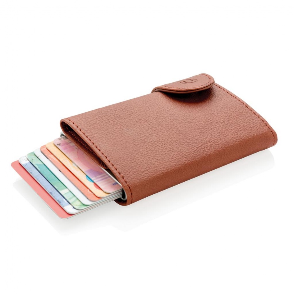 Logotrade promotional giveaways photo of: C-Secure RFID card holder & wallet, brown