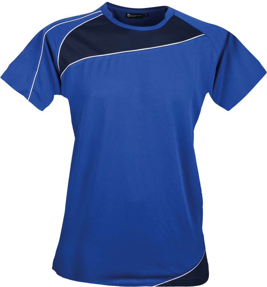 Logo trade promotional merchandise image of: RILA WOMEN T-shirt, blue