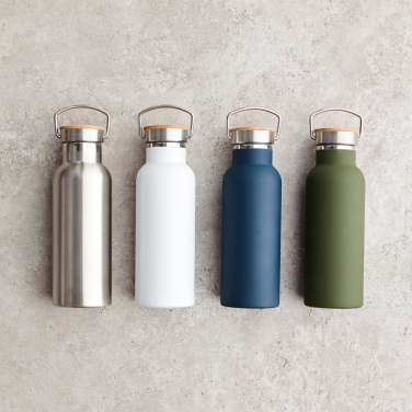 Logotrade promotional giveaway image of: Miles insulated bottle, navy