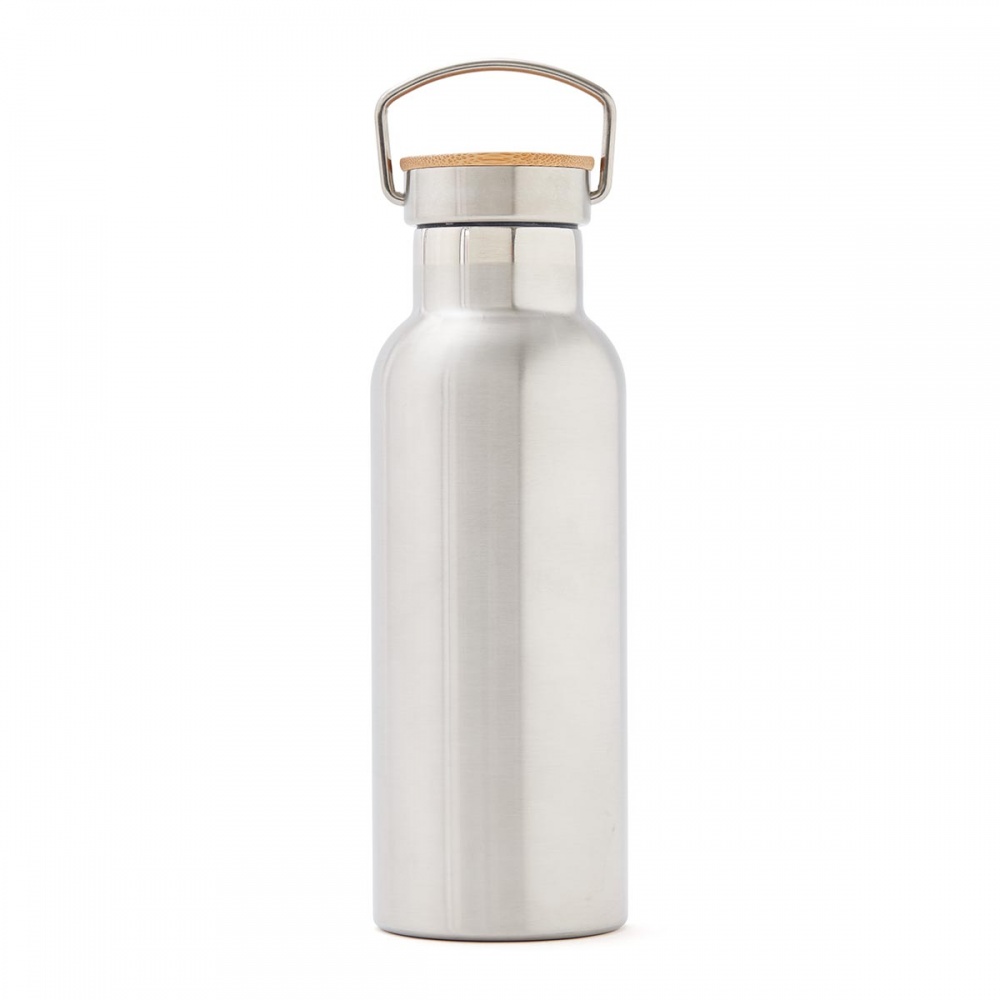 Logotrade promotional gift picture of: Miles insulated bottle, silver