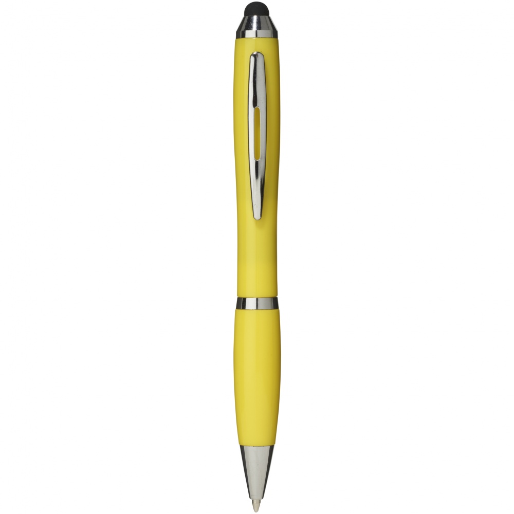 Logotrade promotional merchandise photo of: Nash stylus ballpoint pen, yellow