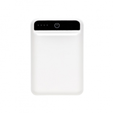 Logotrade promotional giveaway image of: 10.000 mAh pocket powerbank, White