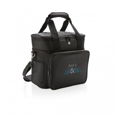 Logo trade promotional giveaway photo of: Swiss Peak cooler bag
, Black