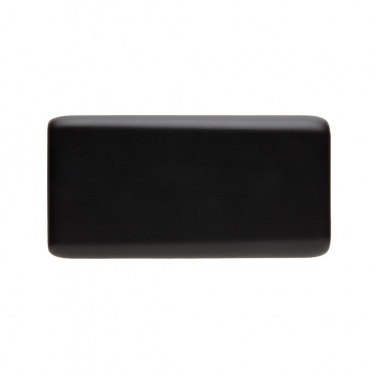 Logotrade promotional item image of: 8.000 mAh light up wireless powerbank, black