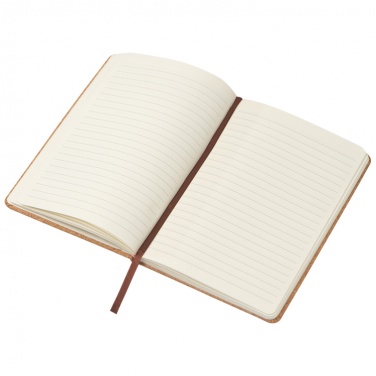 Logo trade promotional item photo of: Cork notebook - DIN A5, beige