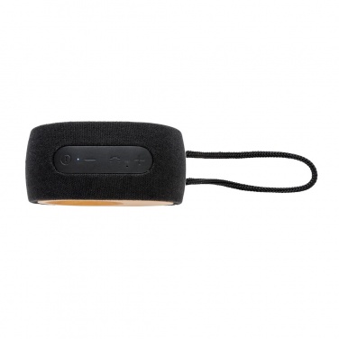 Logo trade promotional merchandise picture of: Cool Bamboo X  speaker, black