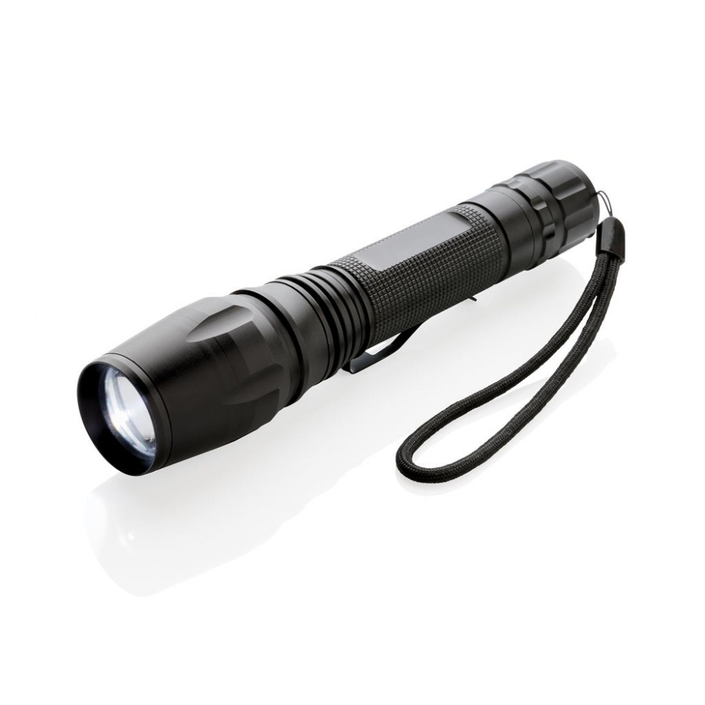 Logo trade business gift photo of: 10W Heavy duty CREE torch, black