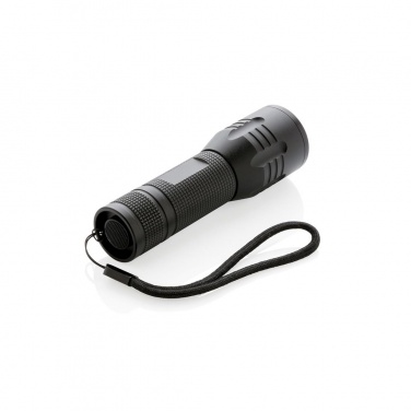 Logotrade promotional product image of: 3W medium CREE torch, black