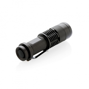 Logo trade advertising products image of: 3W pocket CREE torch, black