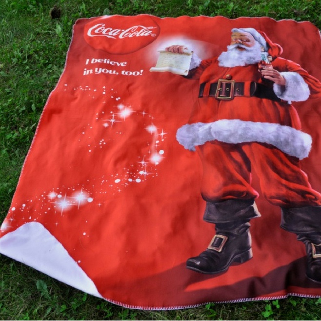 Logotrade advertising product image of: Digi print polar fleece blanket, 100x150 cm