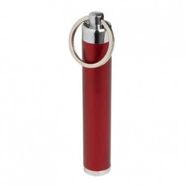 Logo trade promotional giveaways picture of: Pocket LED torch, Red